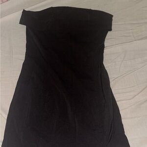 Elegant Black Strapless Dress